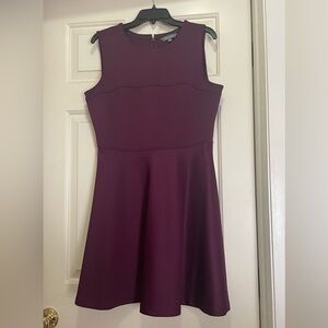 Daisy Fuentes Purple Fit and Flare Dress